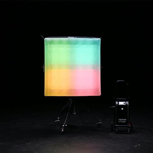 Aputure INFINIMAT 4x4 Modular Full-Color RGBWW LED Mats with Inflatable Softboxes image 1