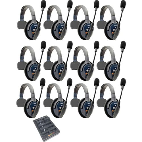 Eartec UltraLITE PRO16 ETP12S Full-Duplex Professional True Wireless Intercom System with 12 Single Headsets (2.4 GHz) image 1