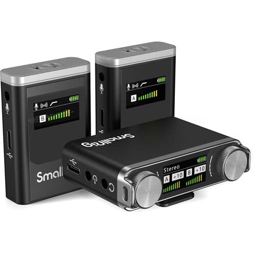 SmallRig Forevala W60 2-Person Compact Wireless Microphone System (2.4 GHz) image 1