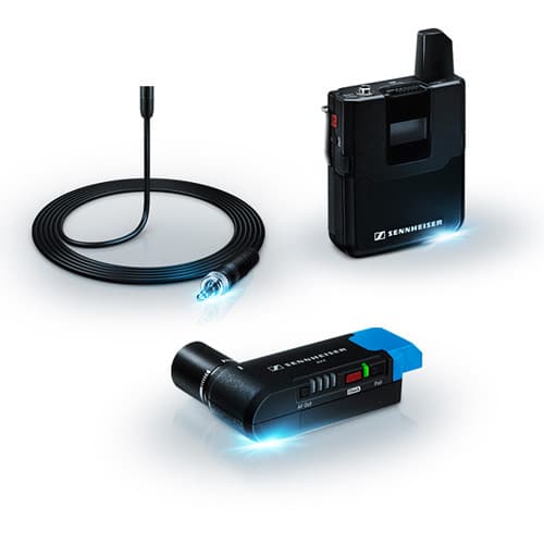 Sennheiser AVX Camera-Mountable Lavalier Pro Digital Wireless Set (MKE2 Lavalier) image 1