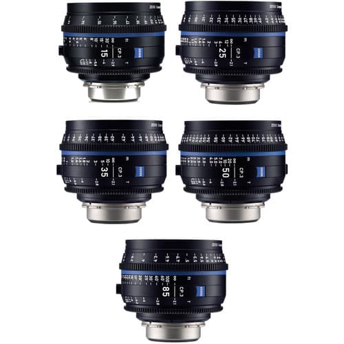 Zeiss CP.3 5-Lens Set (PL Mount) image 1