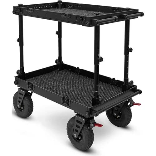 adicam STANDARD+ Black Edition with Height Adjustable Legs (10" Premium Wheels) image 1