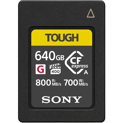 Sony CFexpress Type A 640GB R800/W700 (Tough) image 1