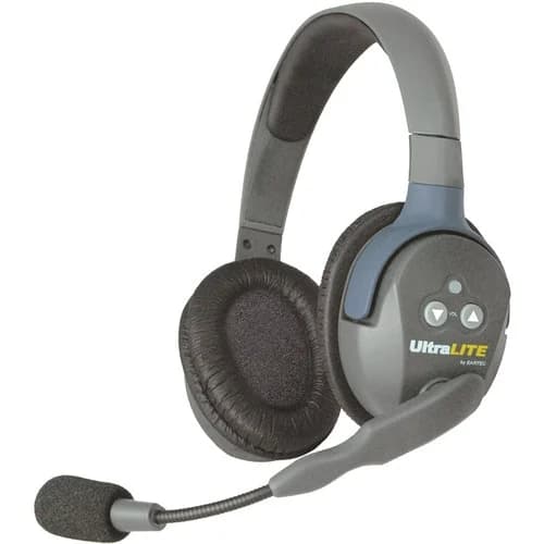 Eartec UltraLITE Double Remote Headset - Full Duplex Wireless Headset w/ Dual Speakers image 1
