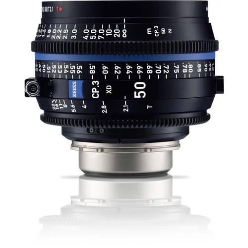 Zeiss CP.3 XD 50mm T2.1 Compact Prime Lens (PL Mount, Meters) image 1