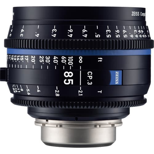 Zeiss CP.3 85mm T2.1 Compact Prime Lens (Canon EF Mount, Meters) image 1