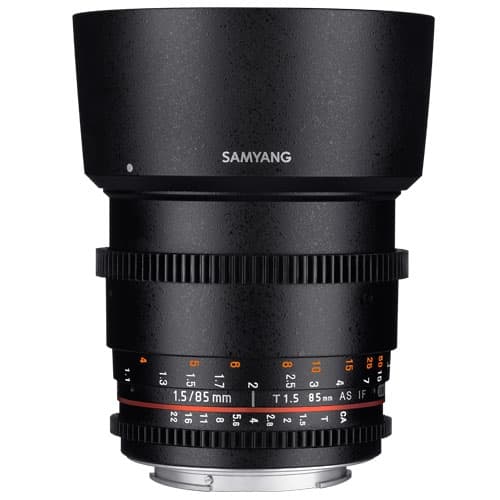 Samyang 85mm T1.5 VDSLR II Lens for Sony E-Mount image 1