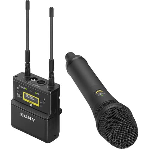 Sony UWP-D22 Camera-Mount Wireless Cardioid Handheld Microphone System image 1