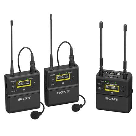 Sony UWP-D27 Dual-Channel Camera-Mount Wireless Omni Lavalier Microphone System image 1
