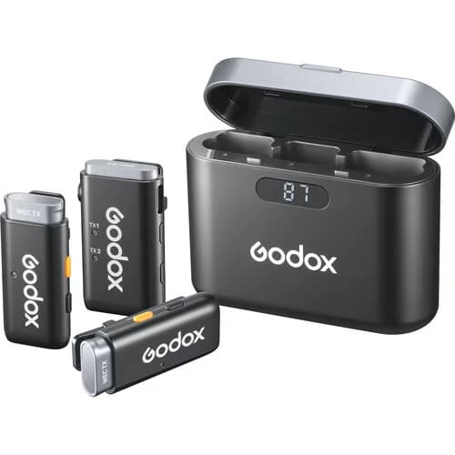 Godox WEC Kit 2.4GHz Wireless Microphone System 2 Kit image 1