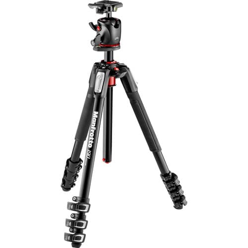 Manfrotto MK190XPRO4-BHQ2 Aluminum Tripod with XPRO Ball Head and 200PL QR Plate image 1