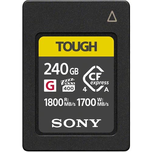Sony 240GB CFexpress 4.0 Type A TOUGH Memory Card image 1