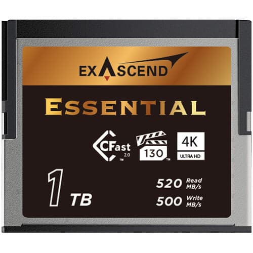 Exascend Essential CFast 2.0 Card,1TB / Read: 550 MB/s, Write: 530 MB/s image 1