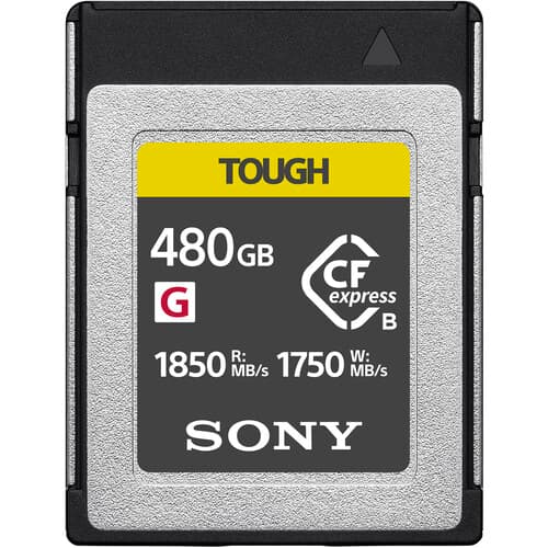 Sony 480GB CFexpress Type B TOUGH Memory Card image 1