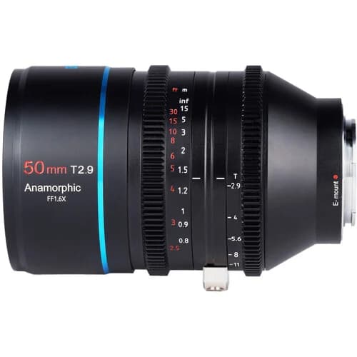 Sirui 50mm T2.9 1.6x Full-Frame Anamorphic Lens (Canon RF) image 1