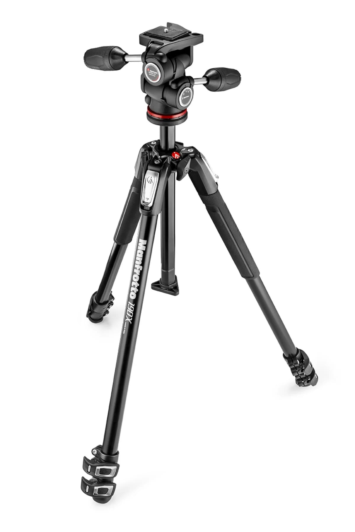 Manfrotto 190X Tripod with 804 3-Way Head and Quick Release Plate (MK190X3-3W1)