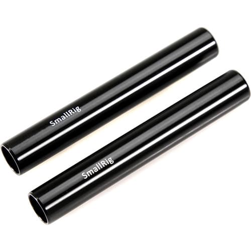 SmallRig 15mm Aluminum Rod Pair (4" Each) image 1
