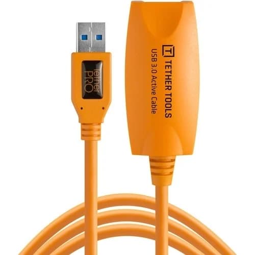 Tether Pro USB 3.0 Active Extension, 16', Hi-Visibility ORG image 1