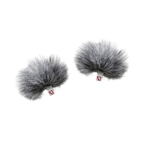 Rycote Grey Lavalier Windjammer – pair image 1