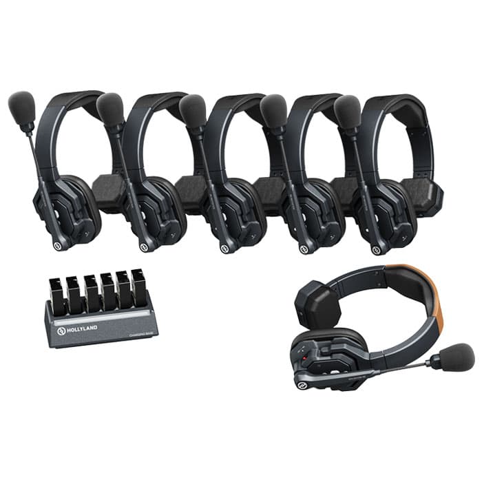 Hollyland 6-Person Noise Cancelling Headset Intercom image 1