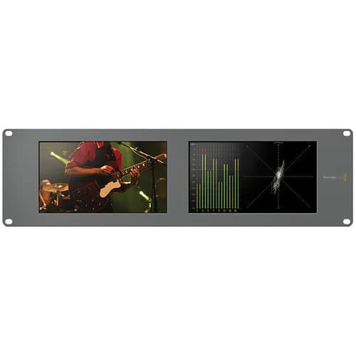 Blackmagic Design SmartScope Duo 4K Rack-Mounted Dual 6G-SDI Monitors image 1