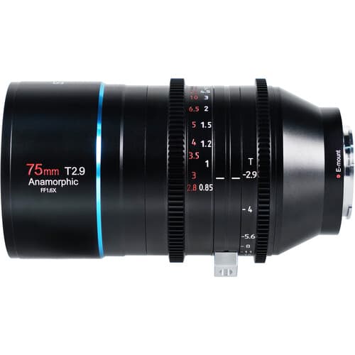 Sirui 75mm T2.9 Full Frame 1.6x Anamorphic Lens (Sony E) image 1