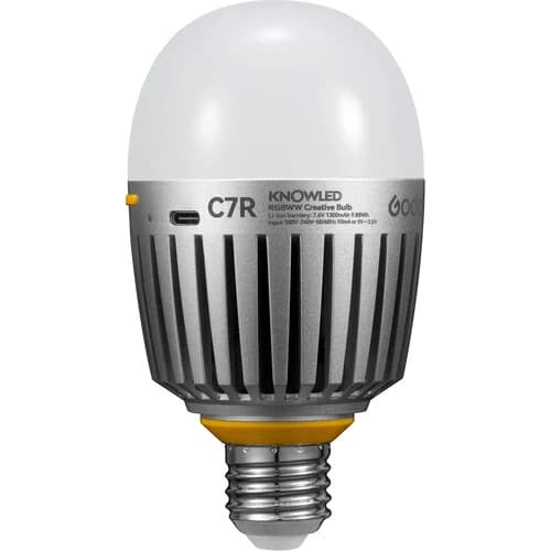 Godox Knowled C7R RGB Battery Operated Bulb image 1