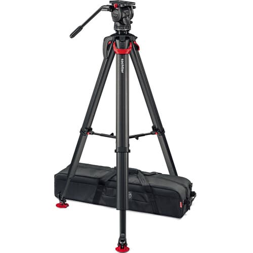 Sachtler aktiv8T flowtech75 MS Tripod System - Touch&Go and mid-level spreader image 1