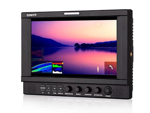 SWIT 9-inch Full HD LCD Monitor with NP-F Battery Plate image 1