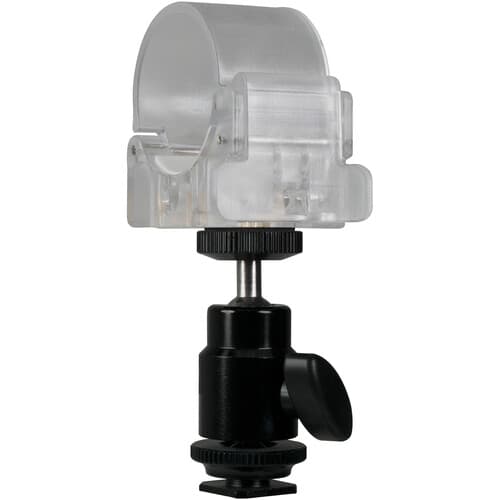 Nanlite Pavotube Transparent Clip and Mini Ball Head with Hot Shoe Adapter and 1/4''-2 image 1