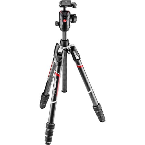 Manfrotto Befree GT Travel Carbon Fiber Tripod with 496 Ball Head (Black) image 1
