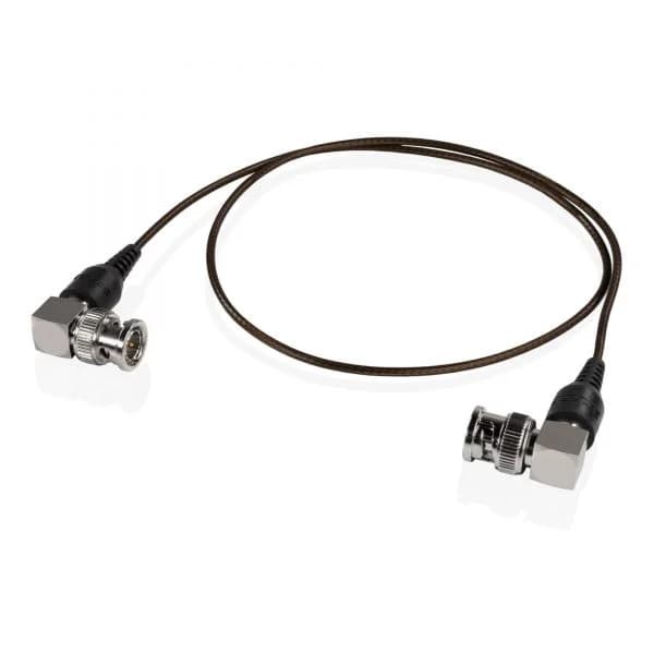 SHAPE SKINNY 90-DEGREE BNC CABLE 24 INCHES BLACK image 1
