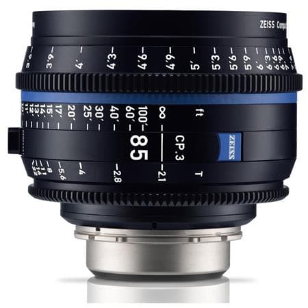 Zeiss CP.3 85mm T2.1 Compact Prime Lens (PL Mount, Meters) image 1