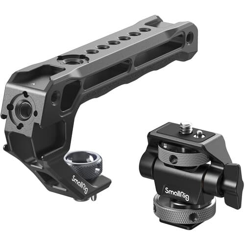 SmallRig Top Handle with Monitor Support Kit (Compatible with Cold Shoe) image 1