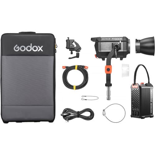 Godox M1000R Full Color RGB 1000W Spotlight with Case image 1