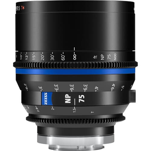 ZEISS Nano Prime 75mm T1.5 Cine Lens - E-mount, Meters image 1