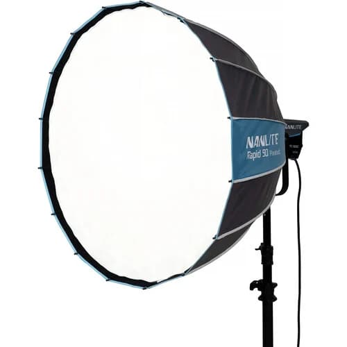 NANLITE Rapid 90 Parabolic Softbox with Grid image 1