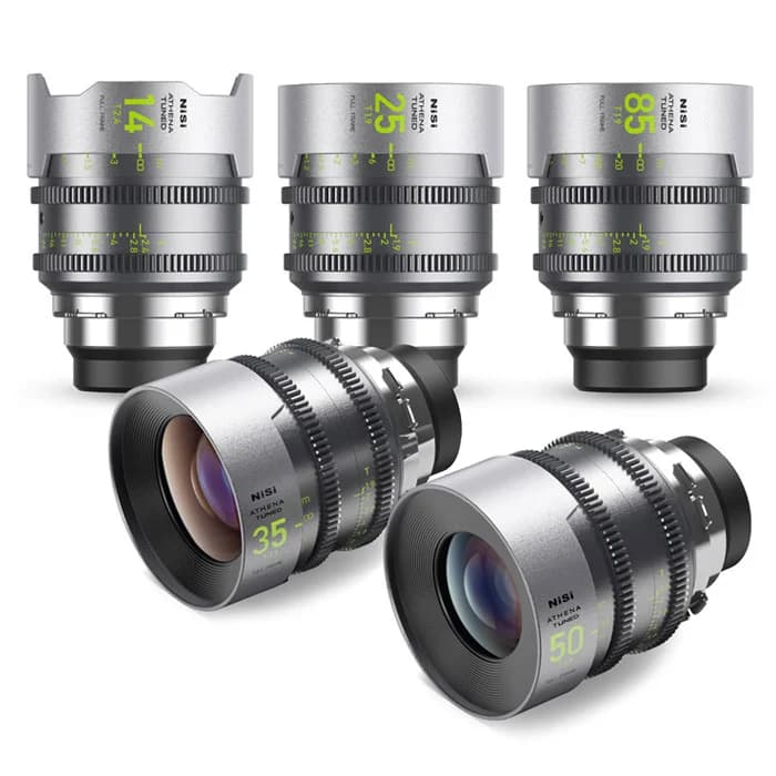 NiSi ATHENA Tuned Prime Full-Frame 5-Lens Kit (PL Mount) image 1