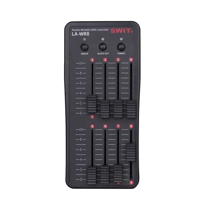 SWIT LA-WR8 8-Channel Pocket Wireless DMX Controller with 3 Pocket Wireless Receiver image 1