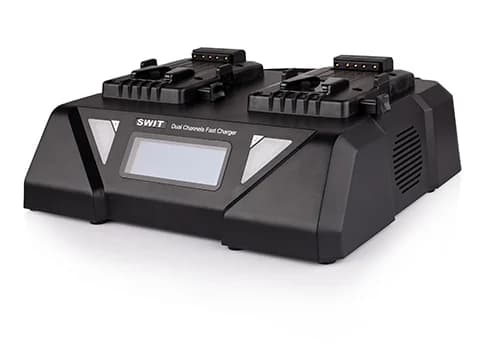 SWIT S-3812S 2-ch V-mount Fast Charger image 1