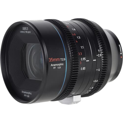 Sirui 35mm T2.9 1.6x Full-Frame Anamorphic Lens (Sony E) image 1