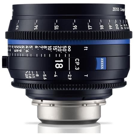Zeiss CP.3 18mm T2.9 Compact Prime Lens (PL Mount, Meters) image 1