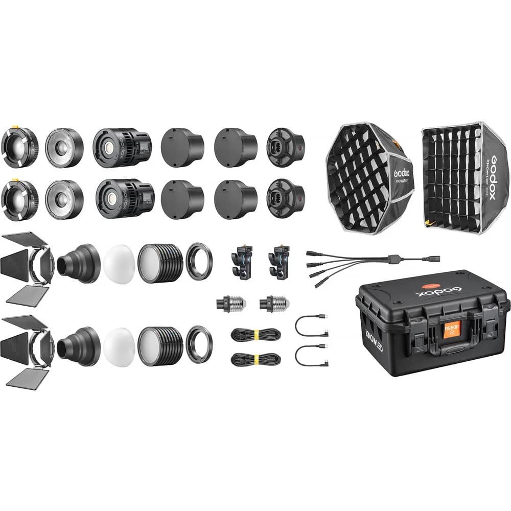 Godox KNOWLED MS60R RGB LED Light (2 Light Kit) image 1