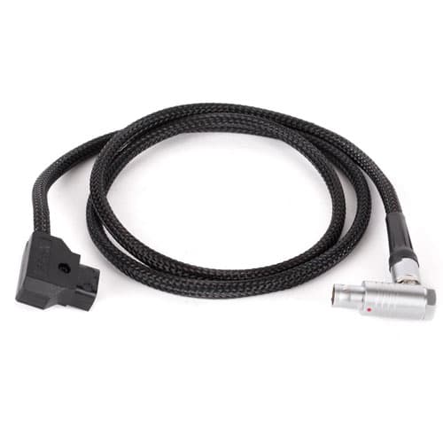 Woodencamera D-Tap to RED DSMC1, DSMC2 (Braided Flex Cable)- Right Angle image 1