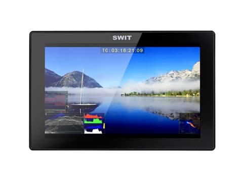 SWIT 7" Full HD Waveform LCD Monitor with NP-F Battery Plate image 1