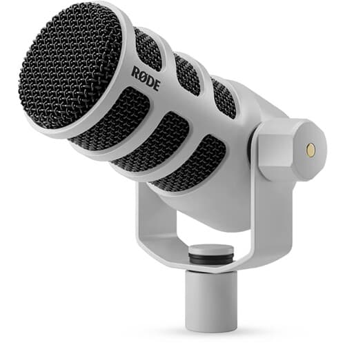 Rode PodMic Dynamic Podcasting Microphone - White image 1
