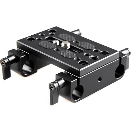 Smallrig Baseplate with Dual 15mm Rod Clamp image 1