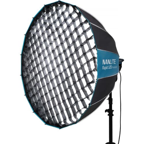 NANLITE Rapid 120 Parabolic Softbox with Grid image 1