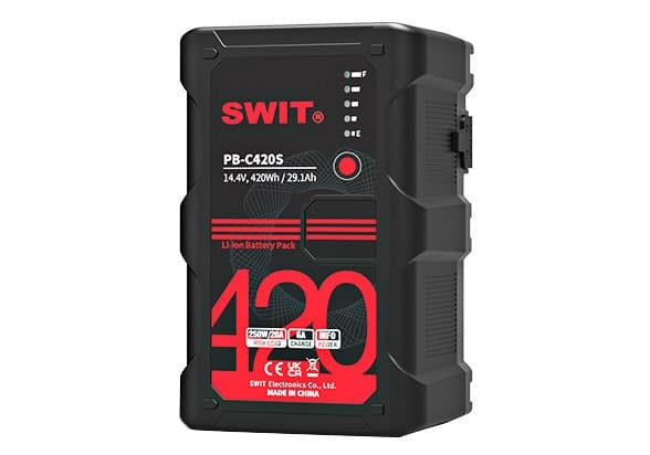SWIT PB-C420S 420Wh Large Capacity V-mount Battery image 1