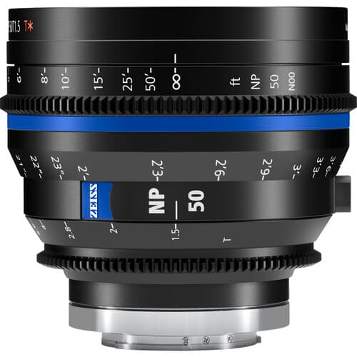ZEISS Nano Prime 50mm T1.5 Cine Lens - E-mount, Meters image 1